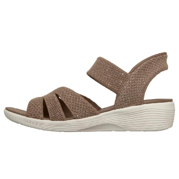 スケッチャーズ SKECHERS ストラップサンダル レディース SLP スリップイン アリヤ 119842-MOCの画像