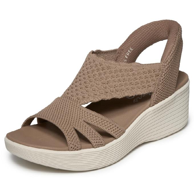 スケッチャーズ SKECHERS ストラップサンダル レディース SLP スリップイン パラレル LITE 120012-MOCの画像