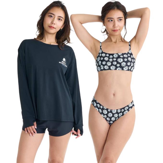 roxy 水着4点セット　М　新品 ROXY（ロキシー） 水着 ビキニ レディース CORAL DAYS 4点セット 長袖