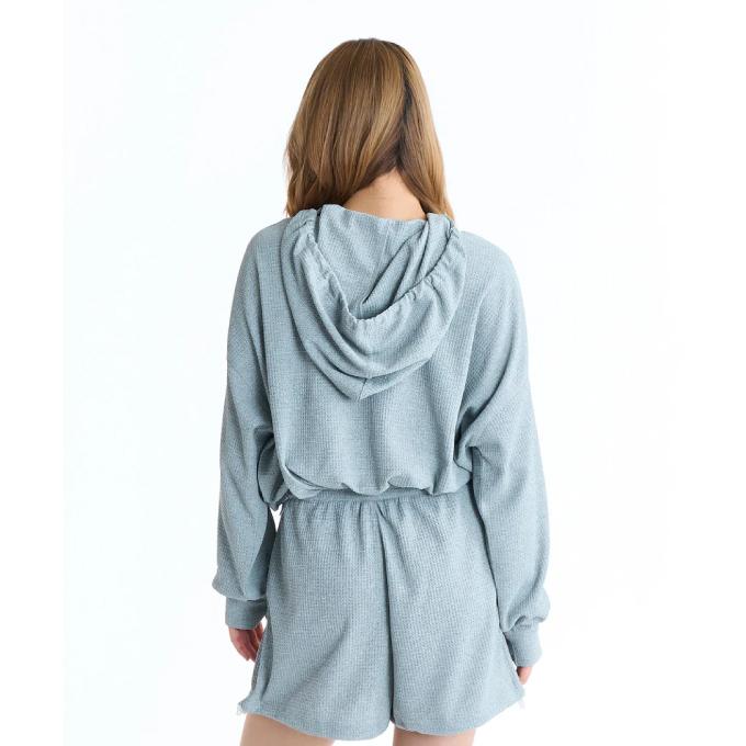 美品‼️‼️‼️Roxy  ウエア ROXY（ロキシー） ラッシュガード 長袖 レディース SEASIDE BLUE