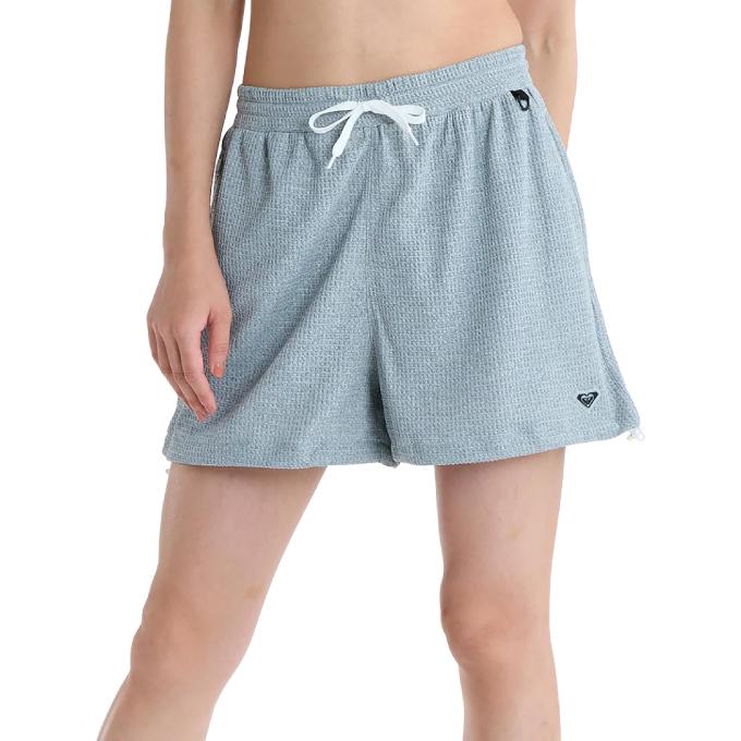 ROXY（ロキシー） サーフパンツ ミドル SEASIDE BLUE SHORTS ワッフル