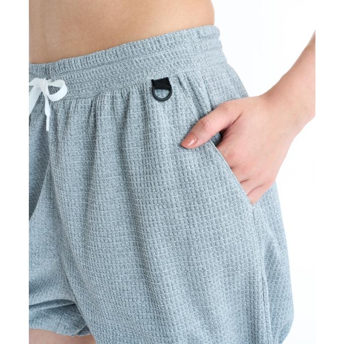 ROXY（ロキシー） サーフパンツ ミドル SEASIDE BLUE SHORTS ワッフル