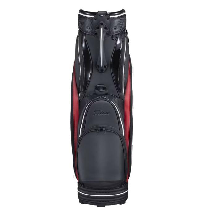 Titleist キャディバッグ 黒/赤 Titleist（タイトリスト） キャディバッグ メンズ パフォーマンスJE