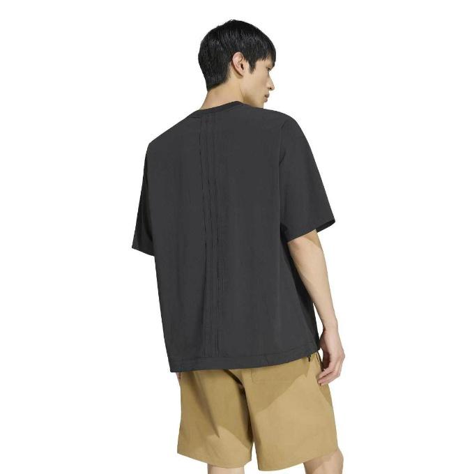 HILLDA グラフィック 半袖Tシャツ ブラック adidas（アディダス） Tシャツ 半袖 メンズ クール フィーリング