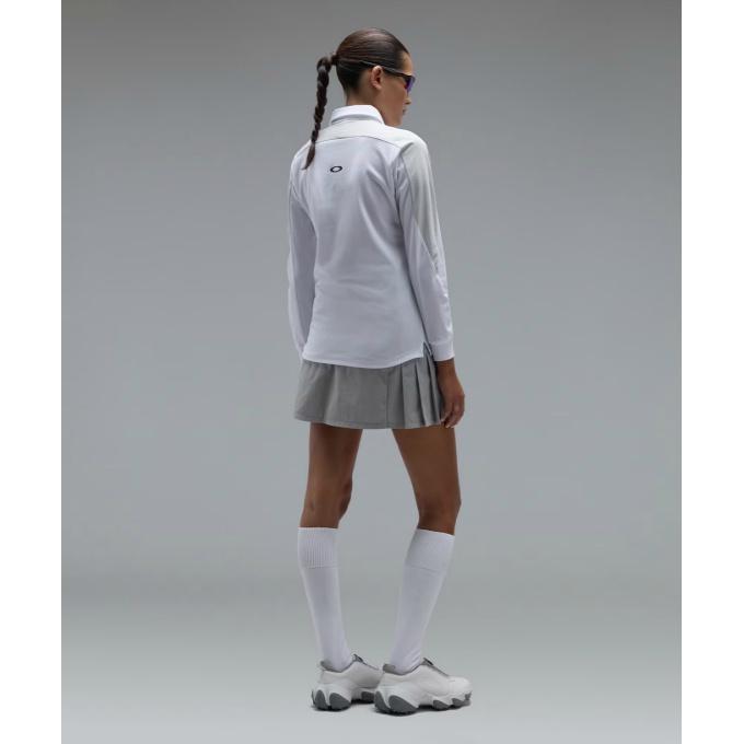 OAKLEY オークリー ゴルフ 長袖シャツ L サイズ 白 高機能モデル OAKLEY（オークリー） ゴルフウェア 長袖シャツ レディース Elevate