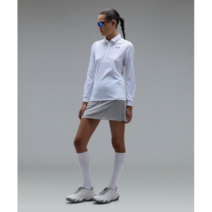Oakley レディース ゴルフウェア 長袖 モックネック、スカート　セット OAKLEY（オークリー） ゴルフウェア 長袖シャツ レディース Elevate