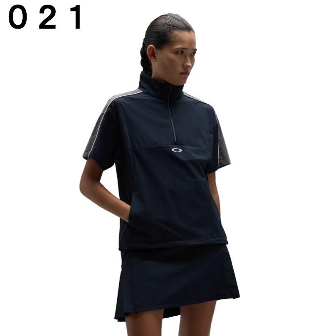 【美品】Oakley ゴルフウェア セット レディース L/Mサイズ OAKLEY（オークリー） ゴルフウェア ブルゾン レディース Elevate SS O