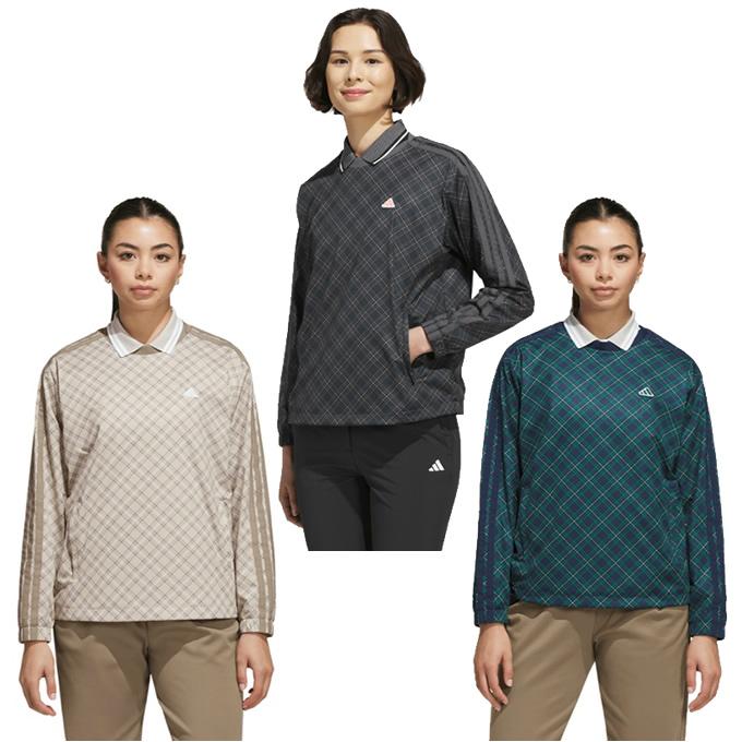 【美品】　アディダス　ゴルフ　レディース　冬　ウェア　Lサイズ adidas（アディダス） ゴルフウェア ブルゾン レディース スリー