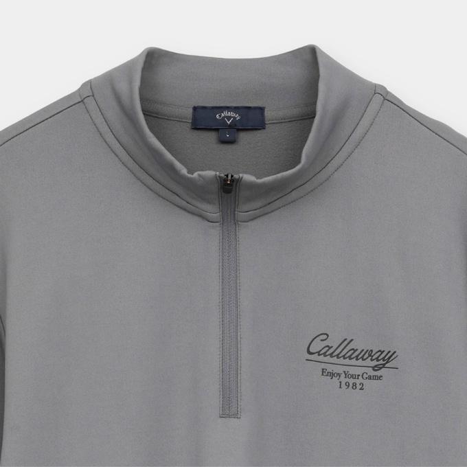 キャロウェイC23233112 メンズ長袖フーディーシャツグレーMサイズ Callaway（キャロウェイ） ゴルフウェア 長袖シャツ メンズ 長袖HZ