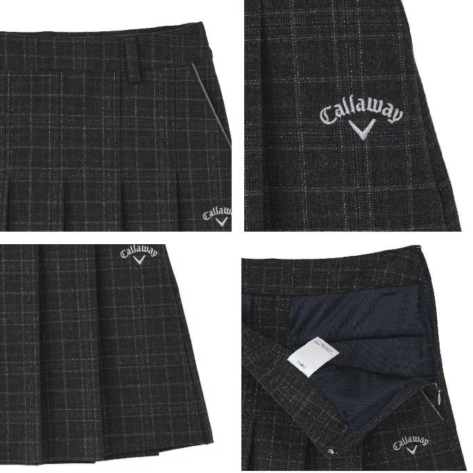 Callaway ゴルフ スカートセットアップ チェック柄 Callaway（キャロウェイ） ゴルフウェア スカート レディース 先染め
