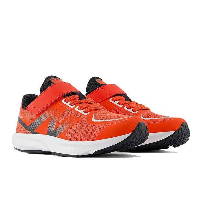New Balance★ニューバランス★9.5型★極美品★カート(BK×RED) New Balance（ニューバランス） ジュニアスニーカー Flash v7 Bungee