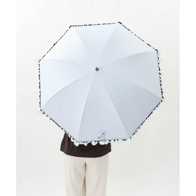 Blao（ブラオ） 長傘 サマーシールド最強級遮熱 フリル晴雨兼用長傘