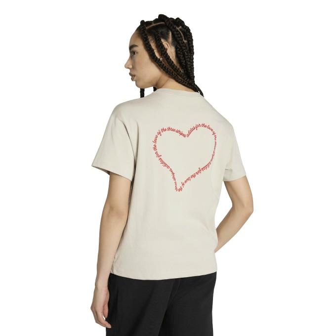 adidas（アディダス） Tシャツ 半袖 レディース HEART刺繍 エンブロイ