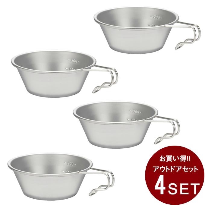  peak シェラカップ　4色セット snow peak スノーピーク シェラカップ4個セット ステンレス