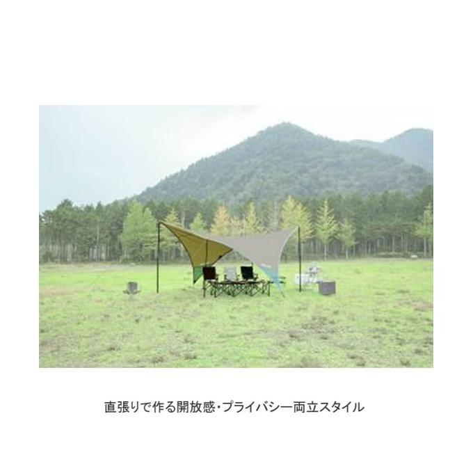 UNIFLAME（ユニフレーム） タープ ポール2点セット REVOタープ2L TAN+