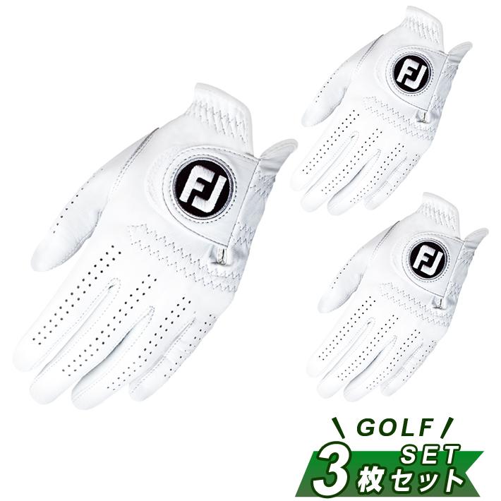 FootJoy（フットジョイ） ゴルフ 左手用グローブ 3枚セット メンズ