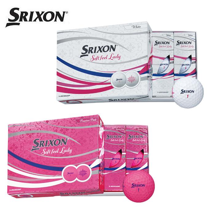 スリクソン SRIXON ゴルフボール 1ダース 12個入 レディース ソフトフィール レディ SOFT FEEL LADY