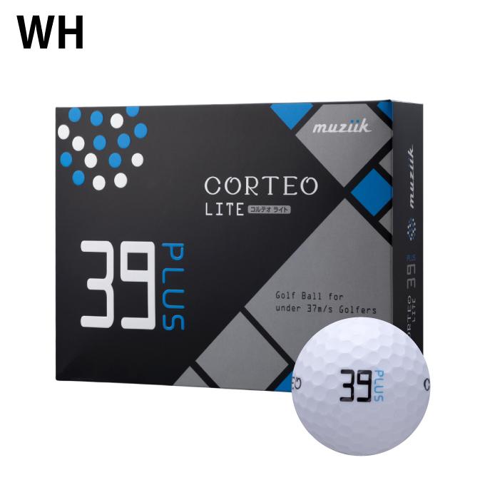 muziik（ムジーク） ゴルフボール 1ダース 12個入 コルテオライト39