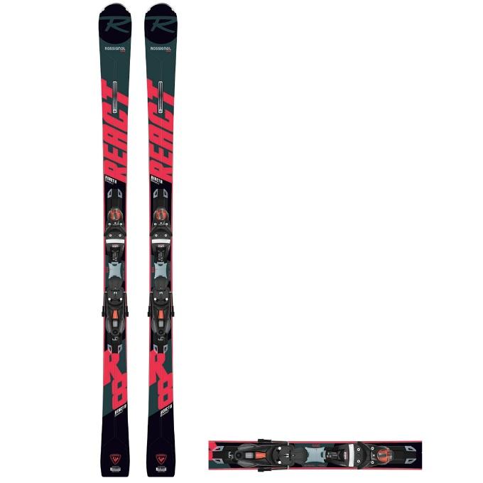 ロシニョール ROSSIGNOL スキー板 オールラウンド 2点セット メンズ REACT R8 HP +NX12KNC GW スキー板+ビンディング｜himaraya｜02