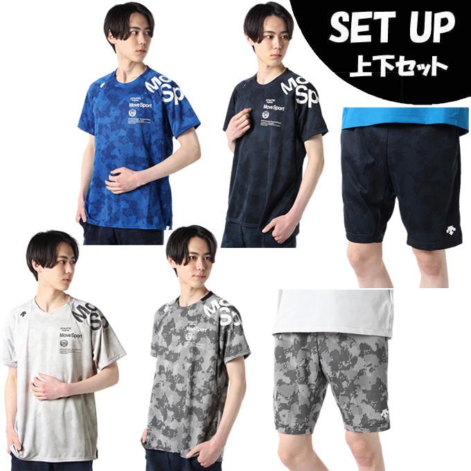 DESCENTE（デサント） 半袖Tシャツ ハーフパンツ セット メンズ メンズ