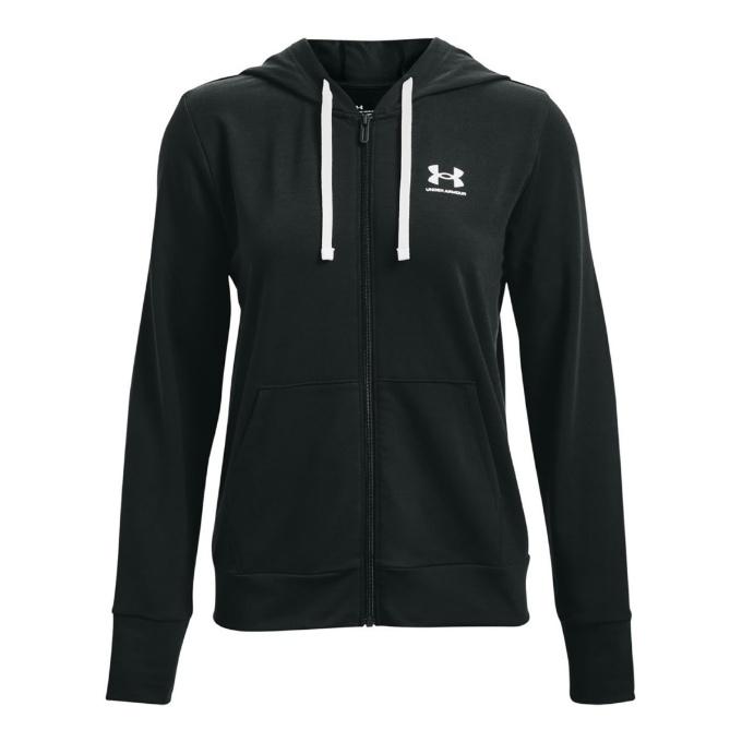 アンダーアーマー スウェットウェア上下セット レディース UA Rival Terry FZ Hoodie+ジョガーパンツ 1369853-001+1369854-001 UNDER ARMOUR｜himaraya｜07