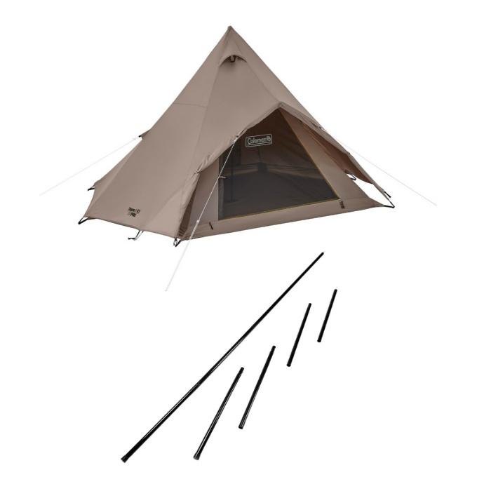 コールマン テント ポール 2点セット ティピー/ST TEPEE/ST+REVOポール240 2本組 2185614+682005 Coleman Coleman（コールマン） テント ポール 2点セット ティピー/ST TEPEE/ST