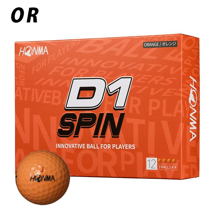 HONMA GOLF（本間ゴルフ） HONMA ゴルフボール 1ダース 12個入 D1 SPIN