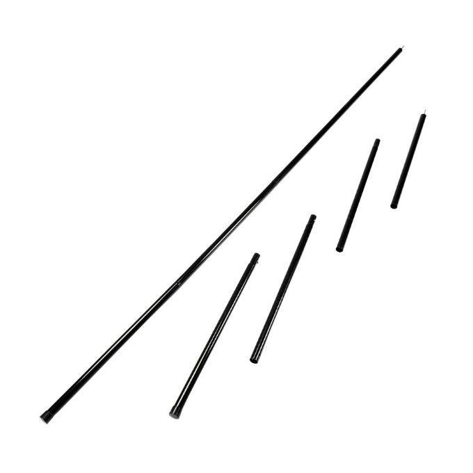  peak ポール 240 2本 スノーピーク ブラック 未使用 美品】snow peakウィングポール ブラック240cm2本セット ケース付