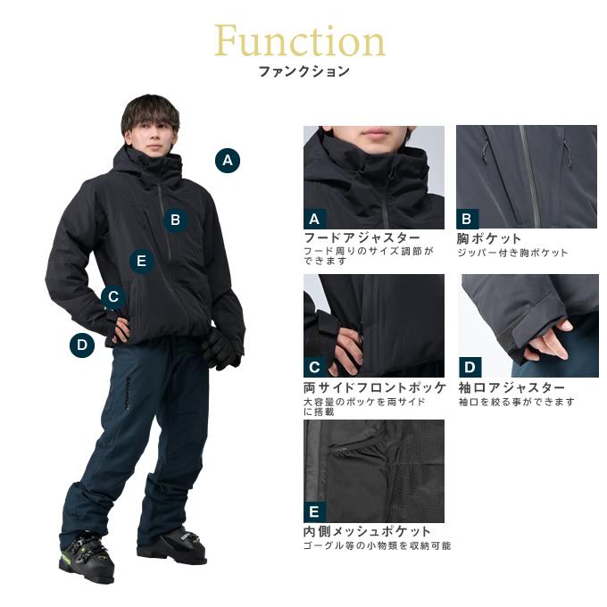 サロモン スノーボードウェア 上下セット メンズ ハイランド インサレーションフード付きジャケット+エッジ HIGHLAND JACKET M+EDGE PANT M salomon｜himaraya｜13