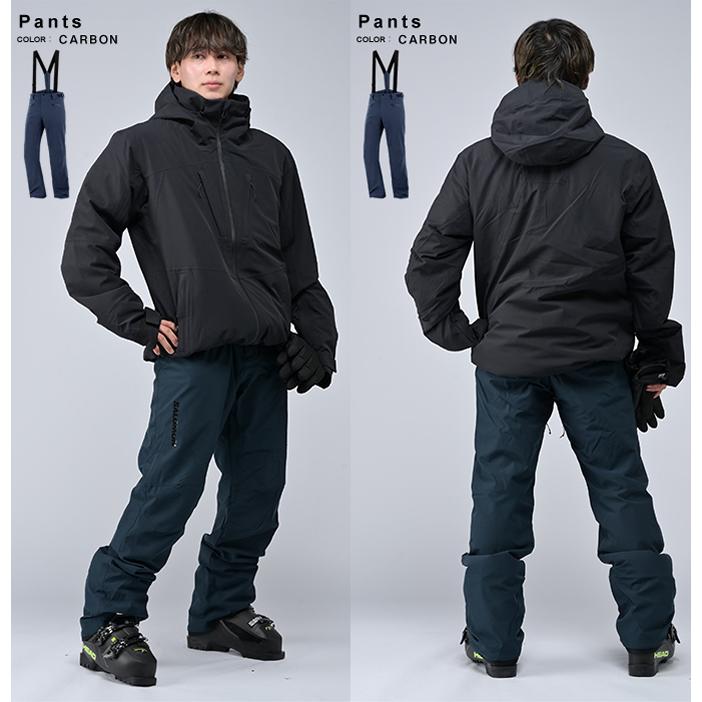 サロモン スノーボードウェア 上下セット メンズ ハイランド インサレーションフード付きジャケット+エッジ HIGHLAND JACKET M+EDGE PANT M salomon｜himaraya｜06