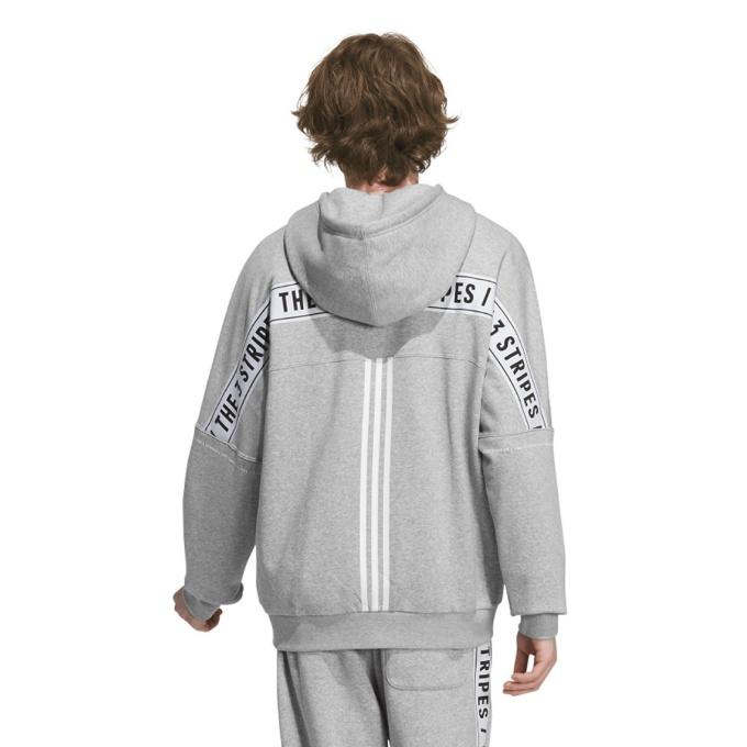 adidas スポーツ ジャケット メンズ グレー 上下セット adidas（アディダス） スポーツウェア スウェット 上下セット メンズ M