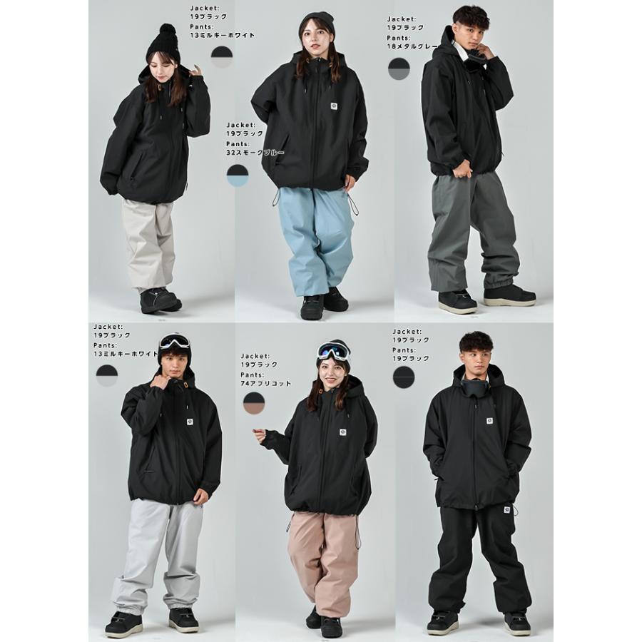 スノーボードウェア 上下セット メンズ レディース SNB JACKET+SNB