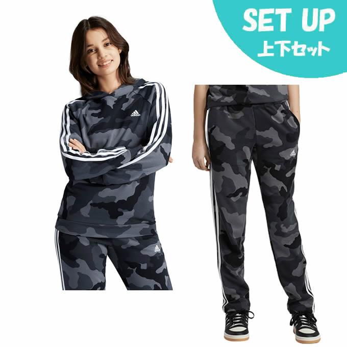 adidas（アディダス） スウェットウェア上下セット ジュニア ESS CAMO