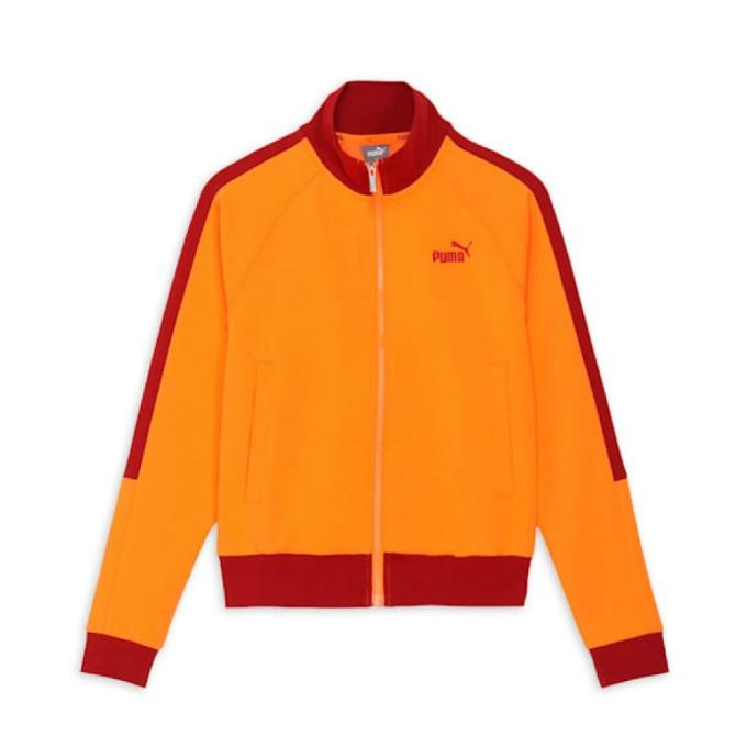 PUMA プーマ トラックジャケット パンツ　プージャ オレンジ 上下 L PUMA（プーマ） ジャージ上下セット レディース ウィメンズ CORE