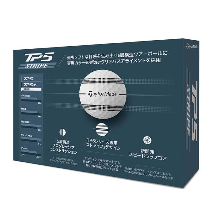 TaylorMade（テーラーメイド） ゴルフボール 1ダース 12個入 TP5