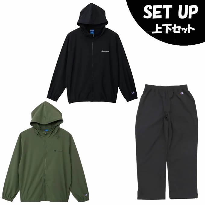 チャンピオン トラックジャケット 上下セット Champion（チャンピオン）ベロア ジップアップジャケット パンツ 上下