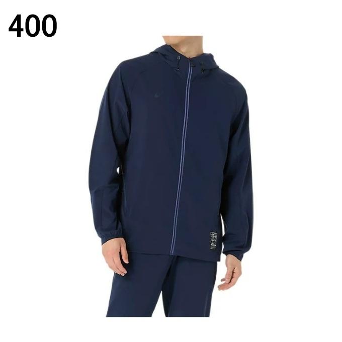 アシックス(asics) スポーツウェア クロスウェア 上下セット メンズ はっ水ストレッチウーブンフーディー+パンツ 2031F167+2031F168_2