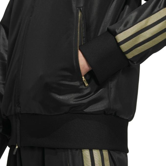 【極美品】アディダス PLSニットジャージセットアップ　メンズM 黒 adidas（アディダス） スポーツウェア ジャージ 上下セット メンズ M