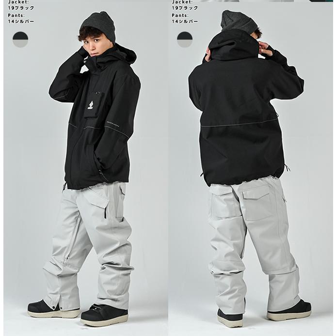 グラバークリーク(GRAVER CREEK) スノーボードウェア 上下セット