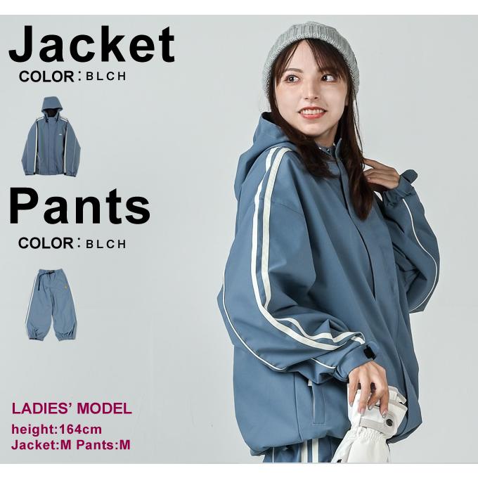 シックスノット(6KNOT) スノーボードウェア 上下セット レディース