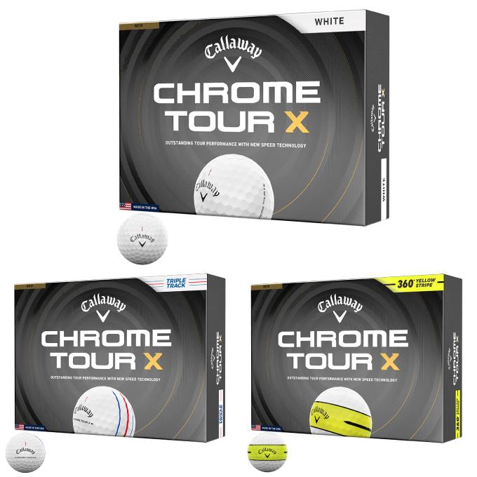 Callaway（キャロウェイ） ゴルフボール 1ダース 12個入 クロムツアー