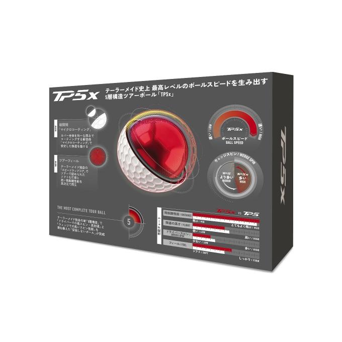 TaylorMade（テーラーメイド） ゴルフボール 1ダース 12個入 TM26 TP5x