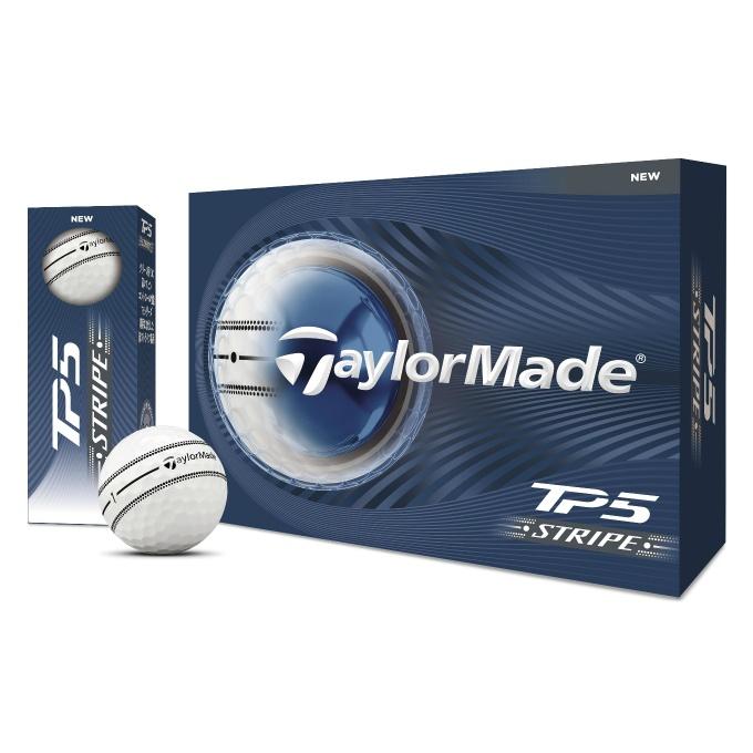 TaylorMade TP5 STRIPE ゴルフボール 12個入り TaylorMade（テーラーメイド） ゴルフボール 1ダース 12個入 TM26 TP5
