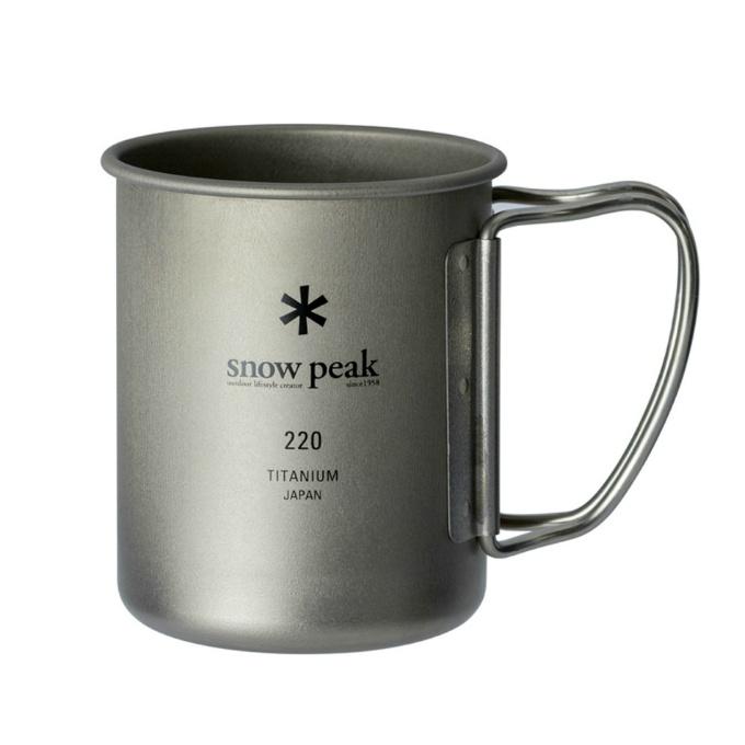 snow peak（スノーピーク） マグカップ2個セット チタンシングルマグ
