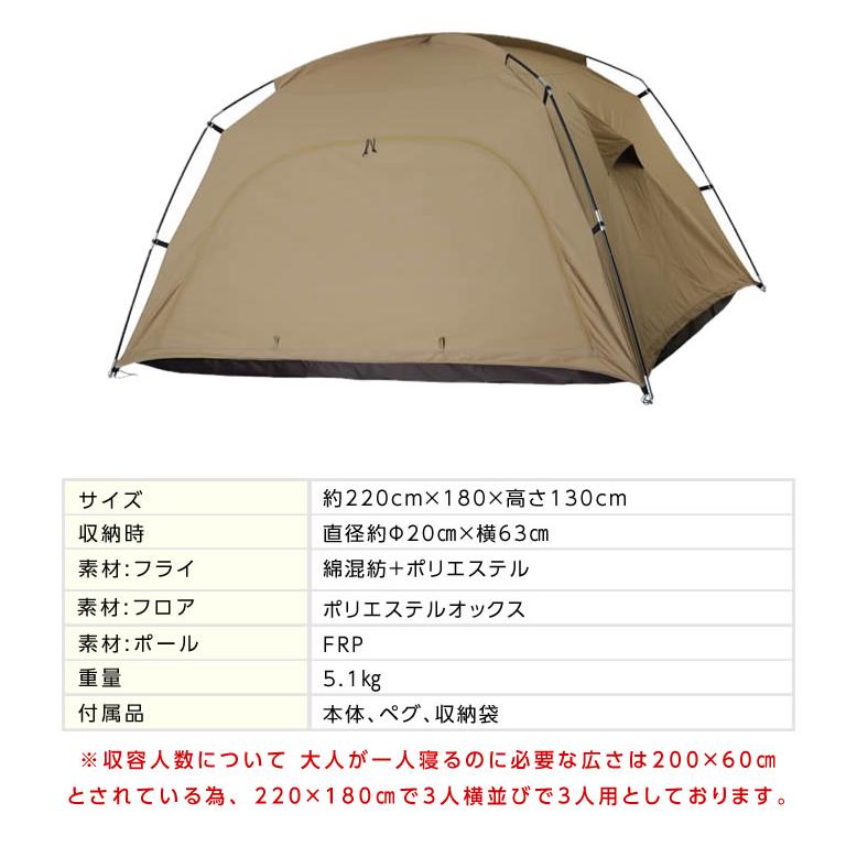 VISIONPEAKS（ビジョンピークス） テント＋マットセット TCルーテント
