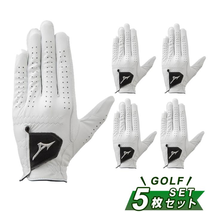 ミズノ ゴルフ 左手用グローブ 5枚セット メンズ 強革0.8 キョウカク 5MJML011 MIZUNO MIZUNO（ミズノ） ゴルフ 左手用グローブ 5枚セット メンズ 強革0.8