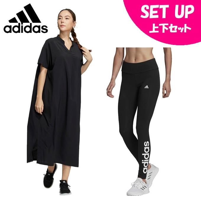 アディダス ワンピース レギンス セット レディース ウーブン 半袖tシャツワンピース W Ess Lin コットンタイツ H L4370 Gl0633 2 Adidas ヒマラヤ Paypayモール店 通販 Paypayモール
