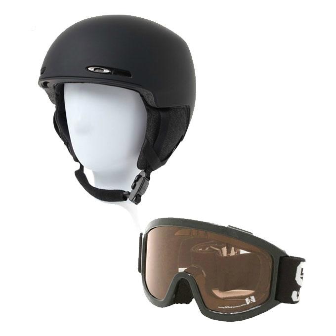 オークリー(OAKLEY) スキー スノーボード ヘルメット HELMET+ゴーグル2