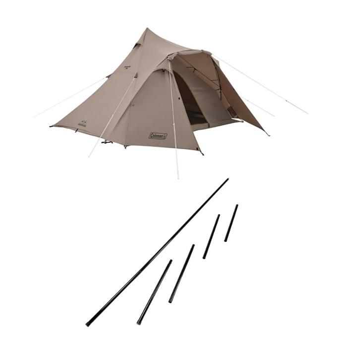 コールマン テント ポール 2点セット ワイドティピー/3025　WIDE TEPEE/3025+REVOポール240 2本組 2185613+682005 Coleman Coleman（コールマン） テント ポール 2点セット ワイドティピー/3025