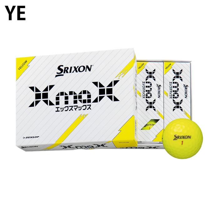 SRIXON xmax ゴルフボール 3ダース 楽天市場】【3ダース(36球)セット】【24年モデル】スリクソン